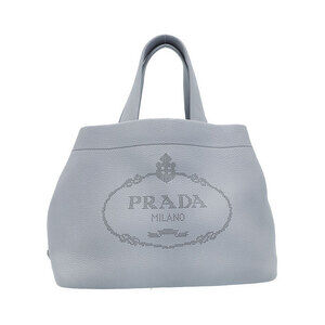 Prada Perfo Logo Leather Tote Bag